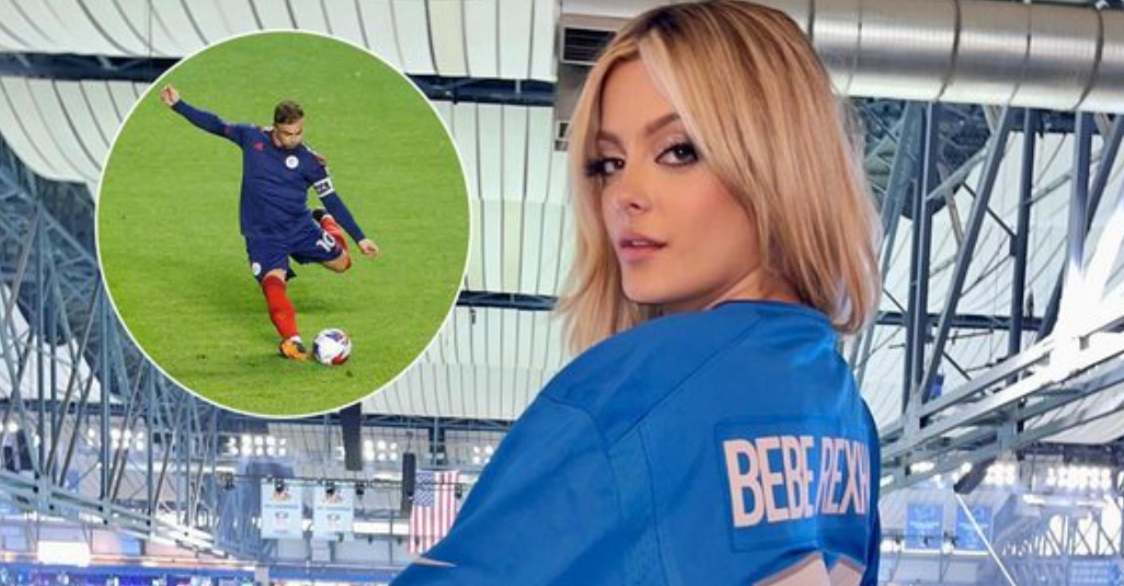 Bebe Rexha, tifozja speciale e Xherdan Shaqirit