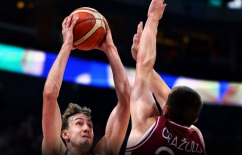 Botërori i basketbollit, Gjermania në gjysmëfinale, mposht Letoninë