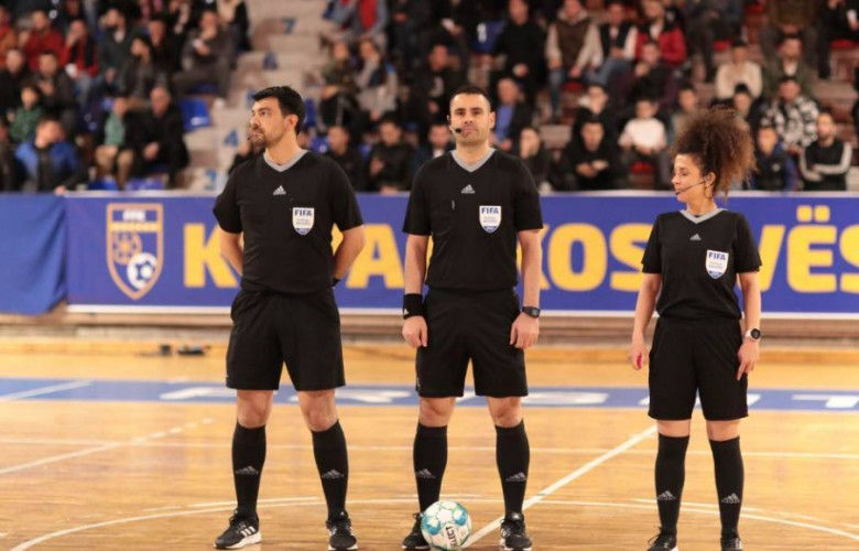 Gjyqtarë nga Kosova në ndeshjen kualifikuese të Botërorit të futsallit