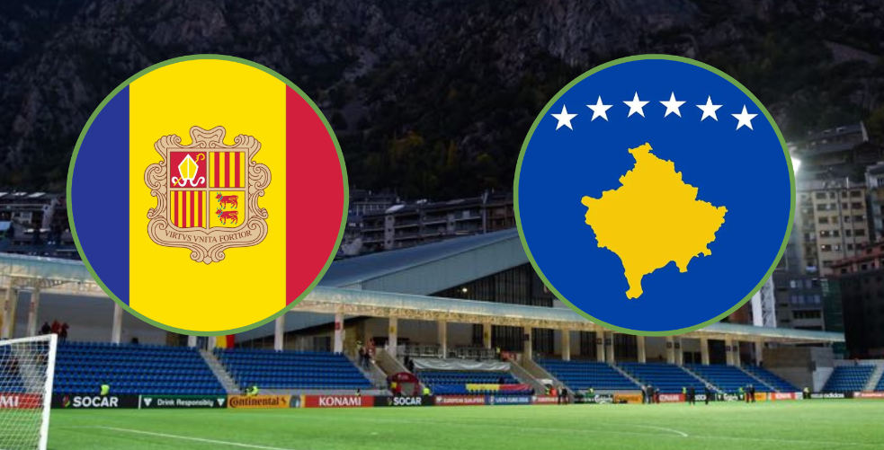 Andorrë – Kosovë, ja formacionet zyrtare