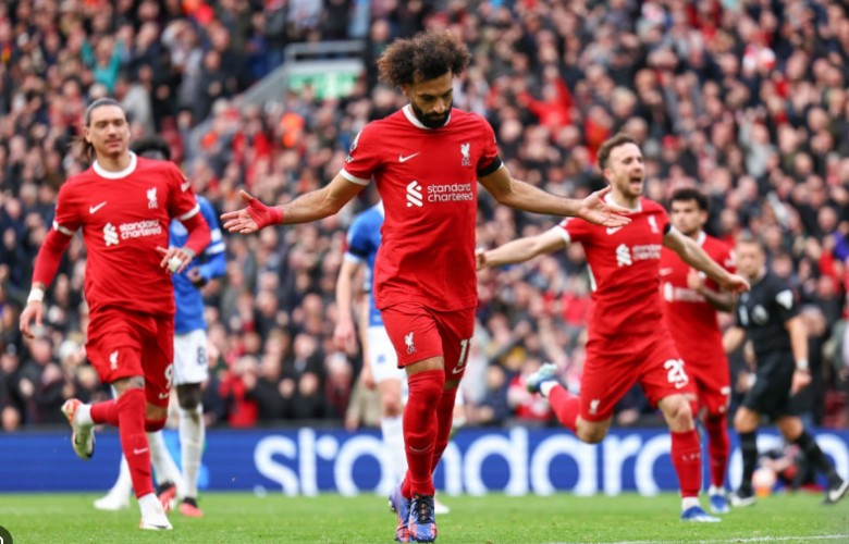 Liverpool-i triumfon ndaj Evertoni-t, Salah shënon dygolësh