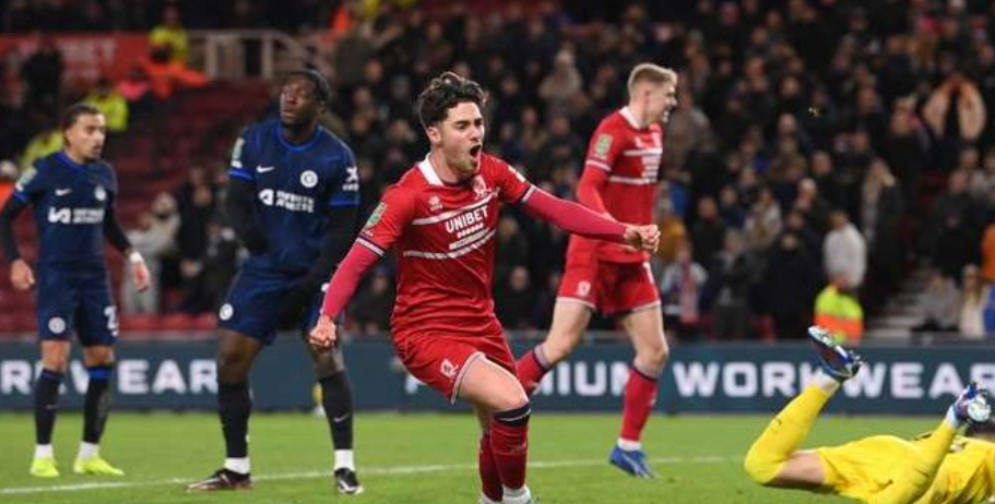 Middlesbrough një “hap” pranë finales së EFL Cup, mund Chelsea-n në ndeshjen e parë të gjysmëfinaleve