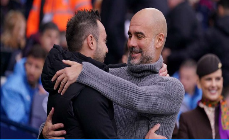 Guardiola këshillon Barçën: De Zerbi për bankinën