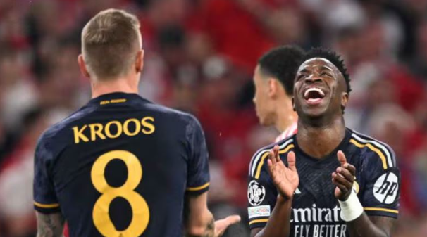 U zgjodh “Njeriu i ndeshjes” ndaj Bayernit, Vinicius: Toni Kroos ta bën çdo gjë të lehtë