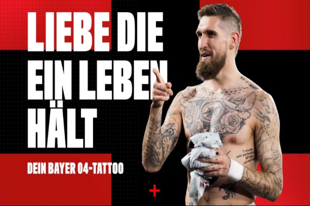 Leverkusen ofron tatuazh falas për tifozët