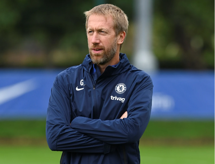 Graham Potter, trajner i Leicester City-t?