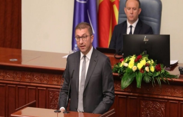 Mickoski prezantoi programin qeveritar në Kuvendin e Maqedonisë së Veriut