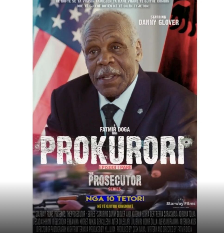 U xhirua në Tiranë, filmi “Prokurori” i aktorit hollivudian Danny Glover, vjen në kinema në 10 Tetor