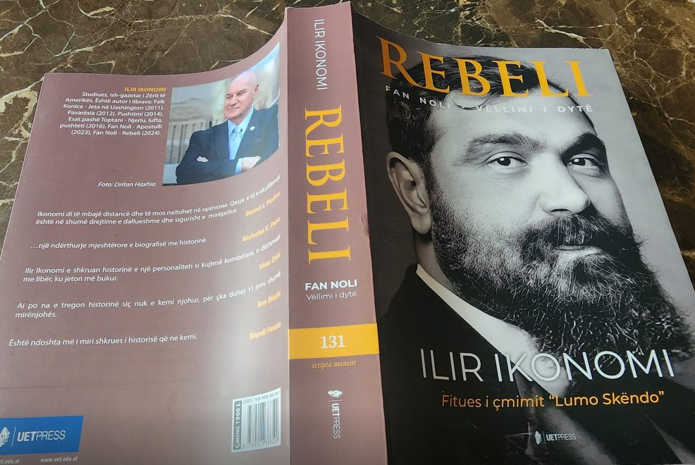 “Rebeli”, i Ikonomit, Spiropali: Një libër sa qiellor aq edhe demoniak