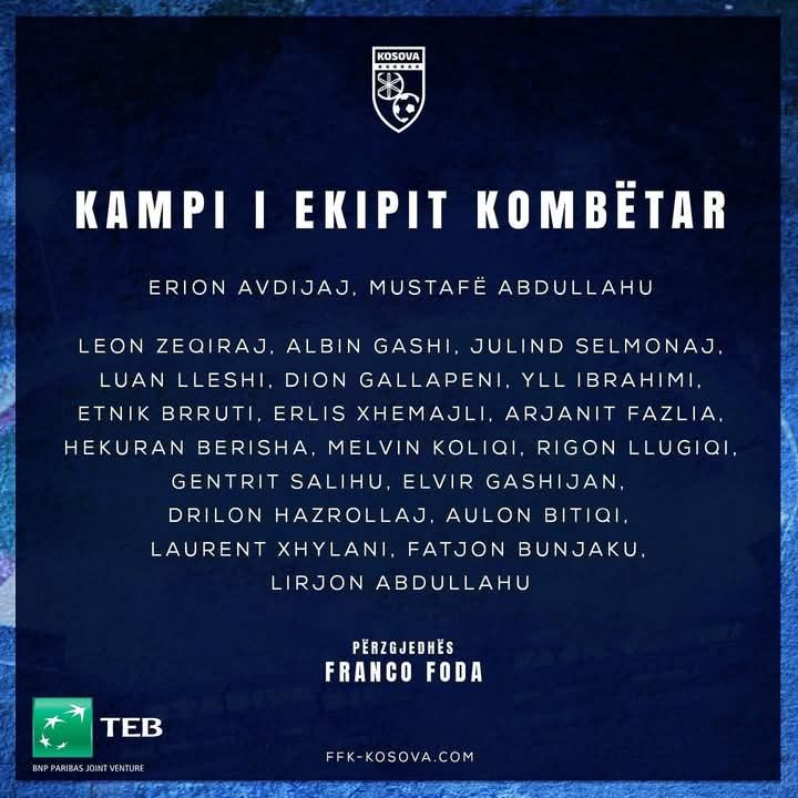 FFK-ja organizon kamp stërvitor me futbollistët e rinj, ja lista