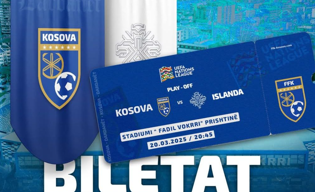 Dalin në shitje biletat e ndeshjes Kosovë-Islandë