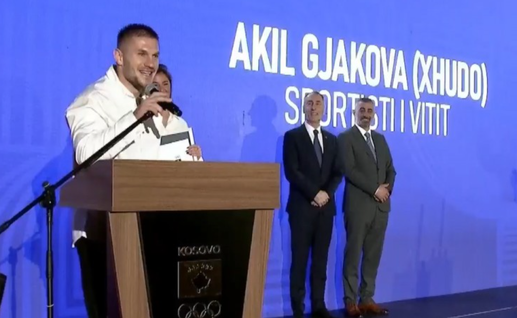 Akil Gjakova shpallet “Sportisti i Vitit” në ceremoninë “Laureatët 2024”