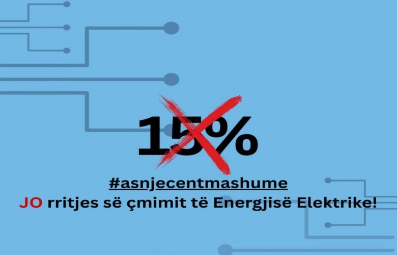 Fushatë kundër shtrenjtimit të energjisë elektrike