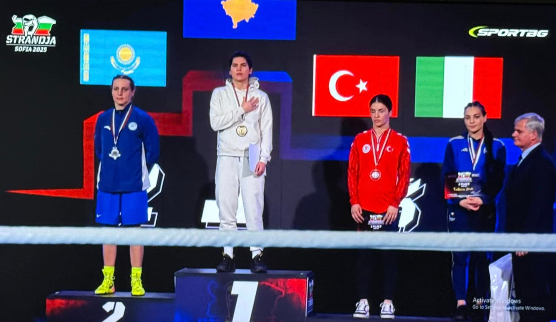 Kryeministri Kurti përgëzon Donjeta Sadikun për medaljen e artë