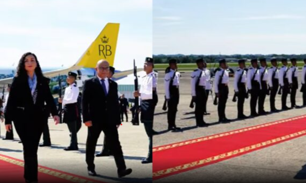 Osmani u prit me “nderimet më të larta” në Brunei: Vizita e parë zyrtare ndonjëherë nga Kosova në këtë shtet të Azisë Juglindore Osmani u prit me “nderimet më të larta” në Brunei: Vizita e parë zyrtare ndonjëherë nga Kosova në këtë shtet të Azisë Juglindore