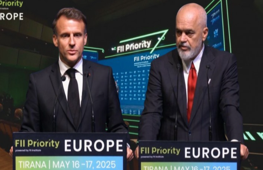 Macron: Investoni në Shqipëri, në dy vite pjesë e BE Macron: Investoni në Shqipëri, në dy vite pjesë e BE