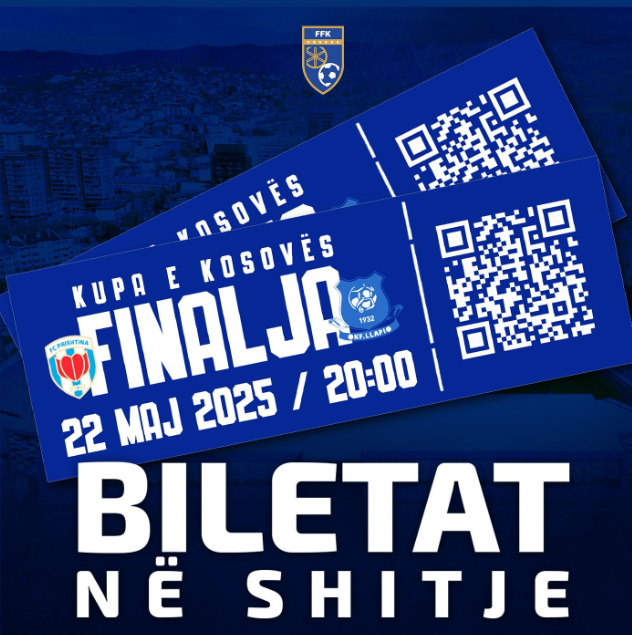 Dalin në shitje biletat e finales së Kupës së Kosovës Dalin në shitje biletat e finales së Kupës së Kosovës