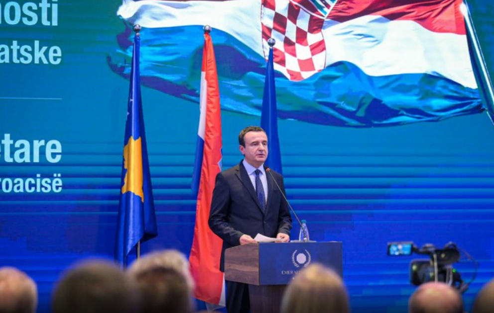 Kurti: Kosova e Kroacia aleatë në rrugën dhe fatin e përbashkët evropian Kurti: Kosova e Kroacia aleatë në rrugën dhe fatin e përbashkët evropian