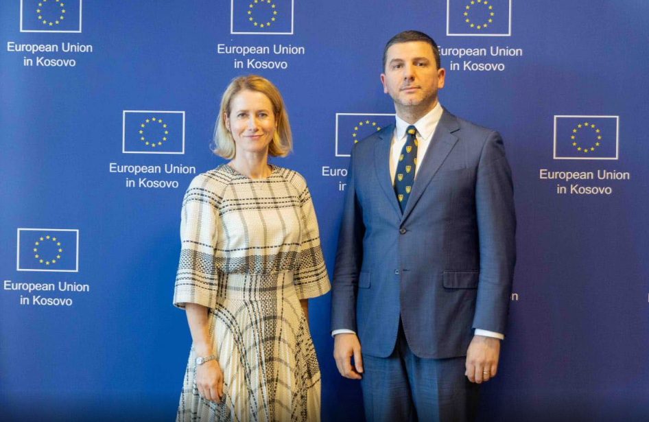 Krasniqi pret Kallasin: Kërkon heqjen e masave ndaj Kosovës Krasniqi pret Kallasin: Kërkon heqjen e masave ndaj Kosovës