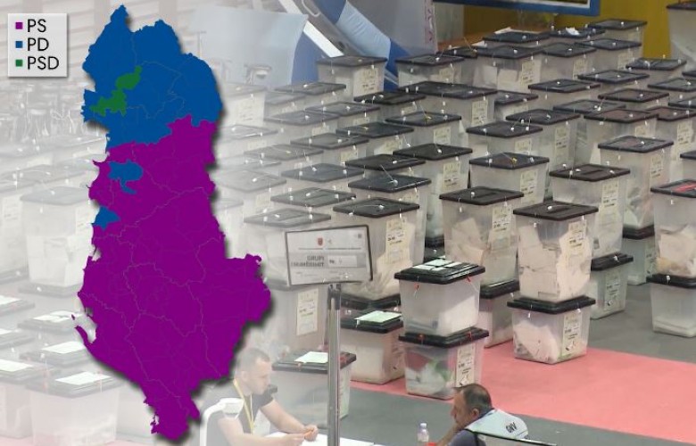 Mbyllet numërimi i votave në 12 qarqe, PS siguron 83 mandate, PD “tkurret” Mbyllet numërimi i votave në 12 qarqe, PS siguron 83 mandate, PD “tkurret”