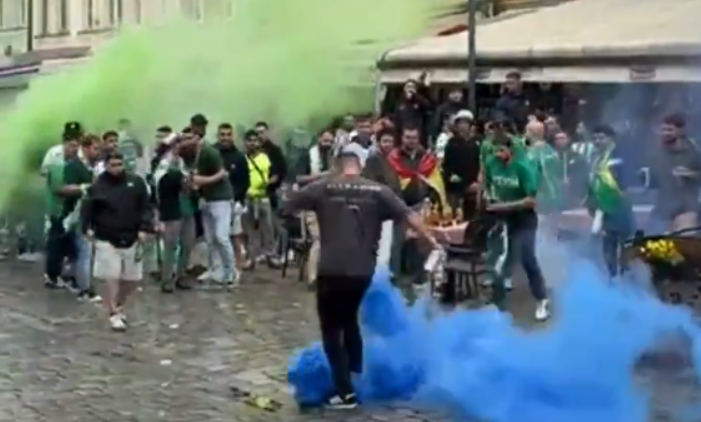 Përleshje mes tifozëve të Betisit dhe Chelsea-s Përleshje mes tifozëve të Betisit dhe Chelsea-s