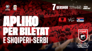 Dalin në shtije biletat për ndeshjen Shqipëri-Serbi  