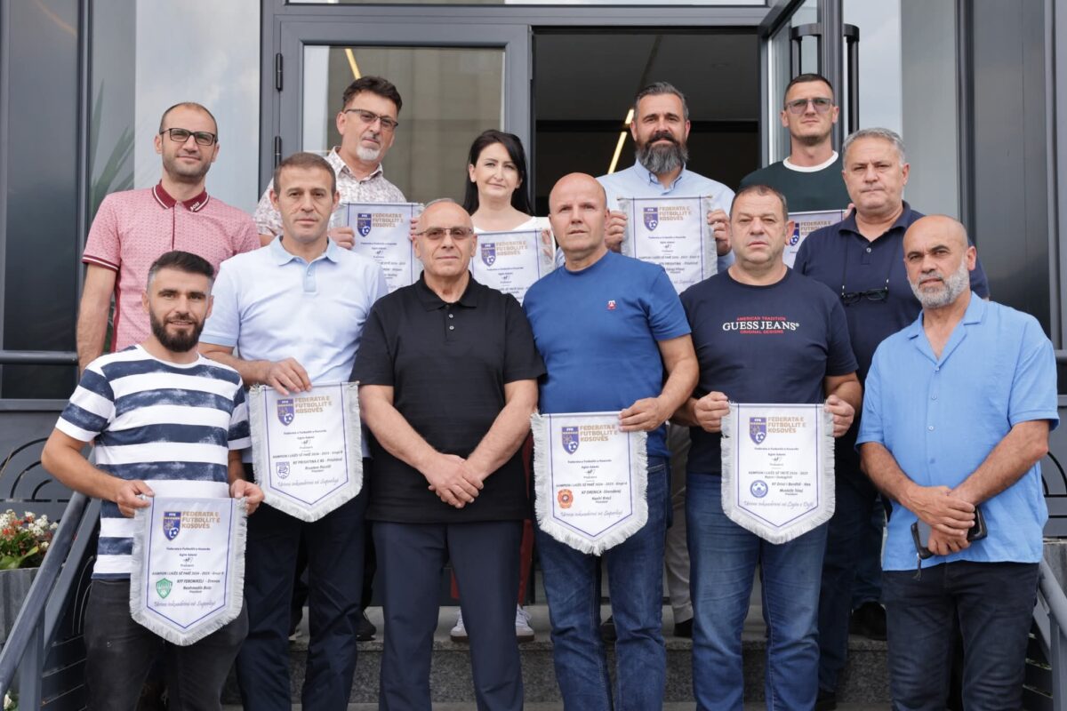 Presidenti Ademi priti klubet e promovuara në rang më të lartë të garave Presidenti Ademi priti klubet e promovuara në rang më të lartë të garave