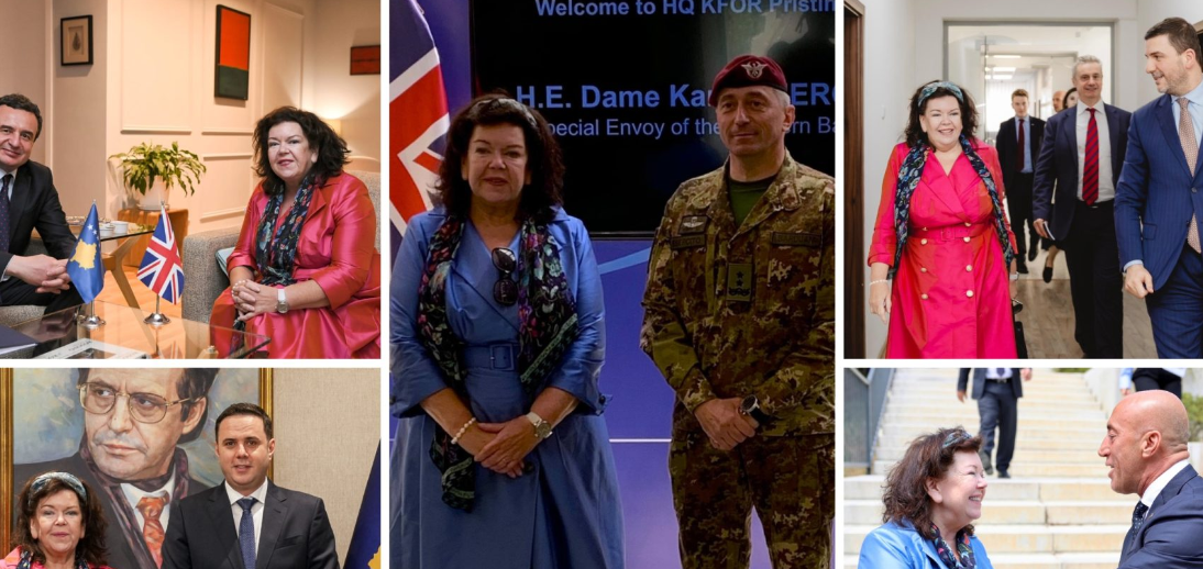 Ambasada britanike: Karen Pierce diskutoi në Kosovë për formimin urgjent të qeverisë