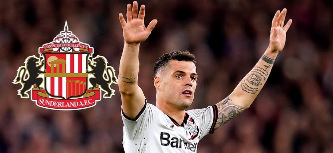 E kryer, Granit Xhaka transferohet te Sunderlandi