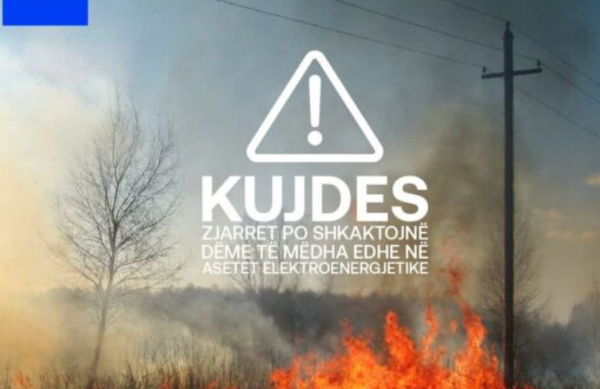 Zjarret masive shkaktojnë ndërprerje të rrymës në Prizren – KOSTT ndërhyn me urdhër të Policisë, gjendja alarmante edhe në Mitrovicë e Gjakovë