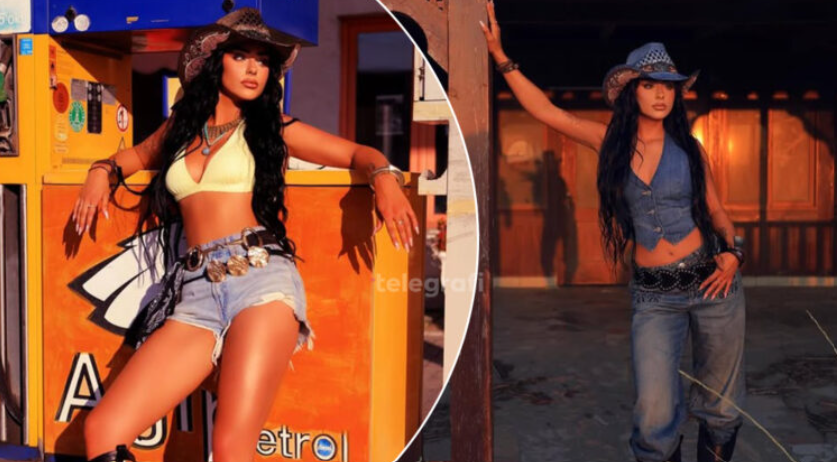 Egli shfaqet në stil të mrekullueshëm ‘cowgirl’ dhe paralajmëron këngën e re Egli shfaqet në stil të mrekullueshëm ‘cowgirl’ dhe paralajmëron këngën e re