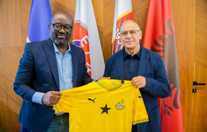 Presidenti Ademi takon në Tiranë kryetarin e Federatës së Futbollit të Ganës, ja çfarë diskutuan