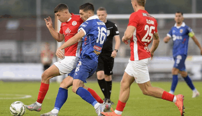 S’ka gola në duelin Larne-Prishtina, kualifikimi vendoset në ‘Fadil Vokrri’