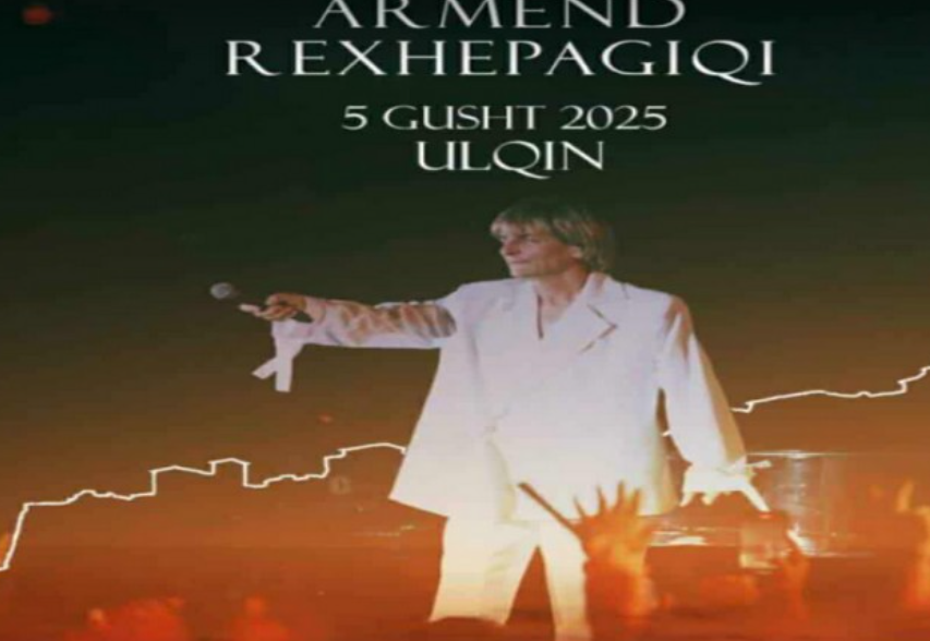 Koncert në Kalanë e Ulqinit: Armend Rexhepagiqi performon më 5 gusht