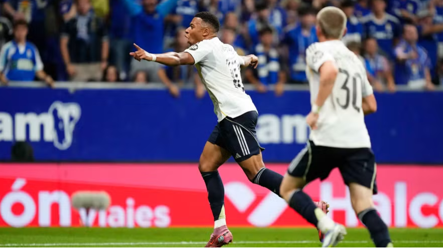 Reali i pandalshëm, Mbappe shkëlqen me dygolësh ndaj Oviedos
