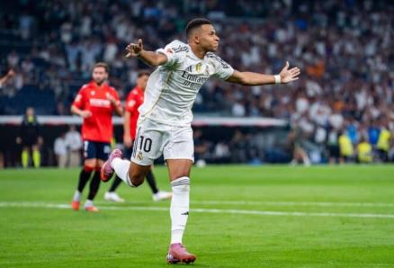 Real Madrid mposht Osasunën me golin e Mbappe-s