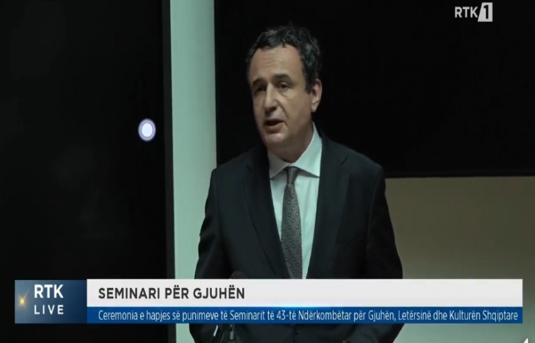 Kurti: Gjuha, themel për ruajtjen e inteligjencës njerëzore në epokën e IA