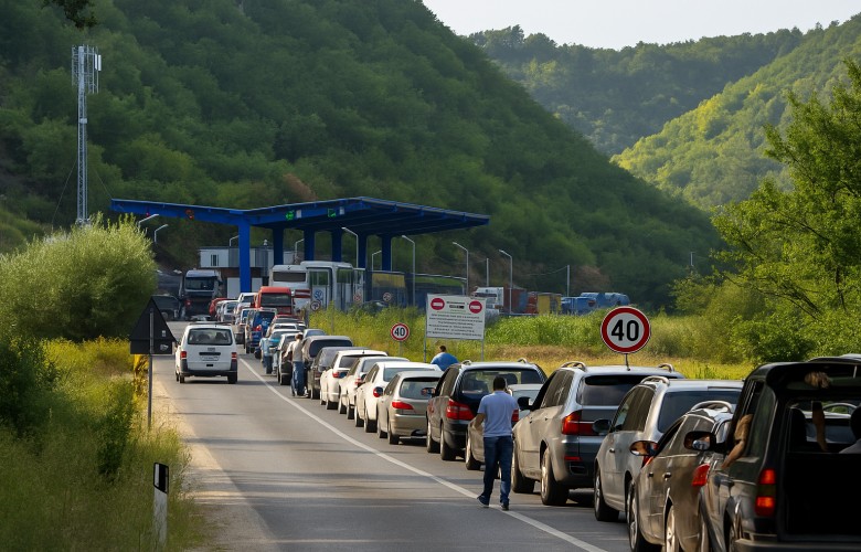 Kolona në pikat kufitare, deri në 1 orë e 20 minuta pritje te Dheu i Bardhë