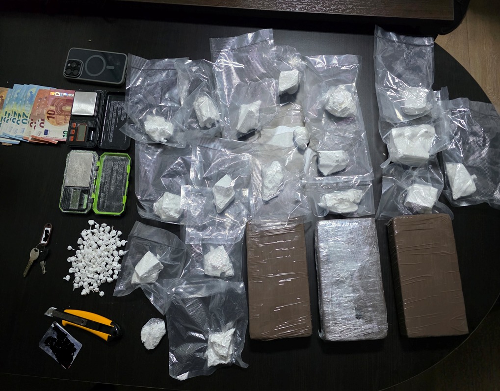 Operacion i Antidrogës në Prizren: Kapen mbi 4 kilogramë kokainë, një i arrestuar