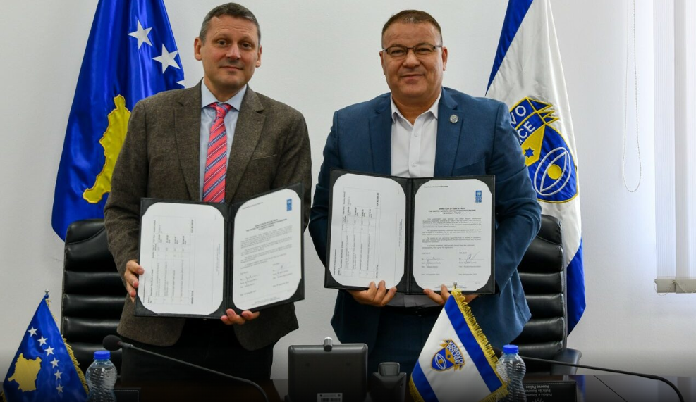 Policia e Kosovës pranon donacion nga UNDP-ja