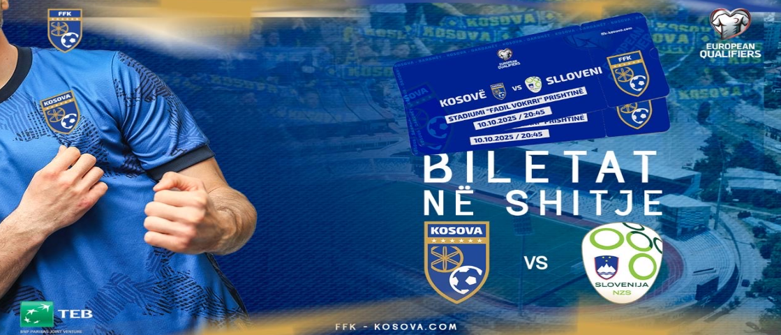 Dalin në shitje biletat e ndeshjes Kosovë – Slloveni