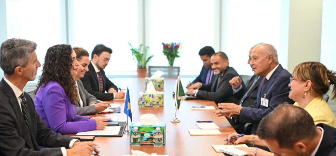 Osmani takon Sekretarin e Përgjithshëm të Ligës Arabe në New York, kërkon mbështetje për njohjen e Kosovës