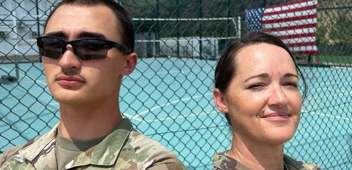 E rrallë: Nënë e bir nga Amerika, bashkë në mision të KFOR-it