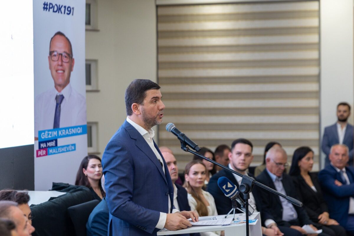 Krasniqi në Klinë dhe Malishevë: Më 12 tetor bëhuni bashkë, shkoni te kutitë e votimit dhe votoni numrin 191