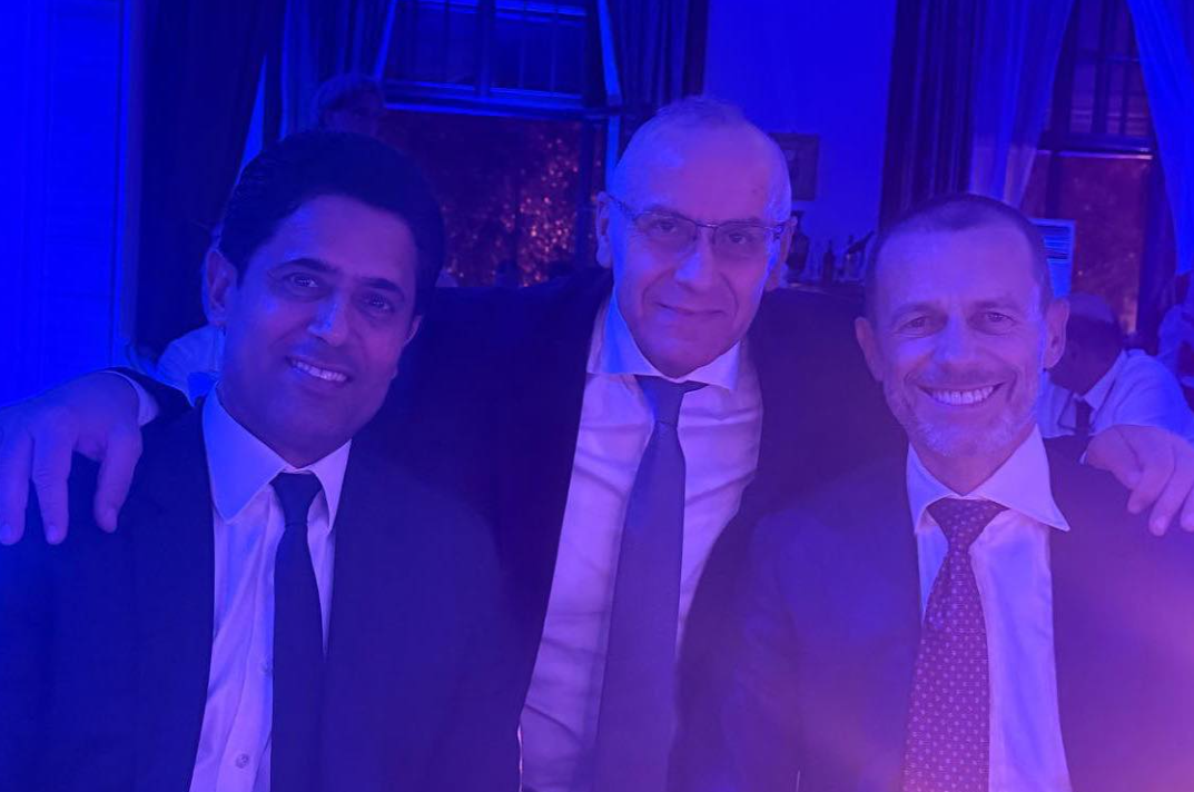 Presidenti Ademi takon Çeferinin dhe presidentin e PSG-së: Kryefjala e diskutimit ishte e ardhmja dhe zhvillimi i futbollit