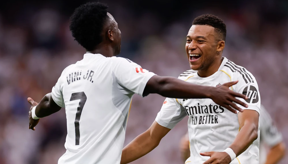 Vinicius me perlë, Mastantuono shënon të parin, Mbappe me dy të tjerë – Real Madridi perfekt në La Liga