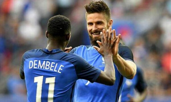 Giroud e pranon: Në të kaluarën s’e kam pritur që Dembele do ta fitonte Topin e Artë