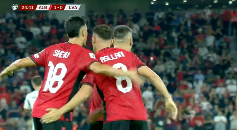 Shqipëria mposht Letoninë, bën hapin e madh drejt kualifikimit në Botëror