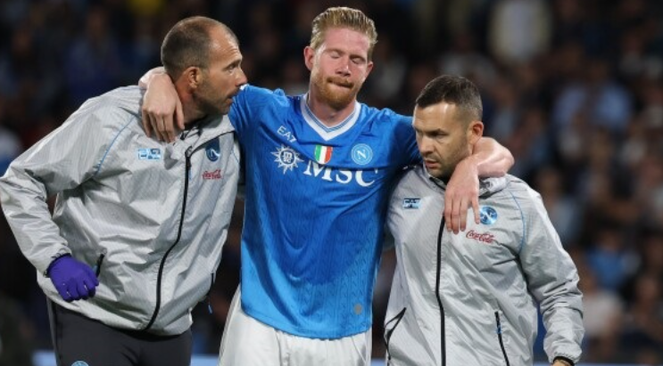 Lajm i keq për Napolin, De Bruyne mungon për disa muaj