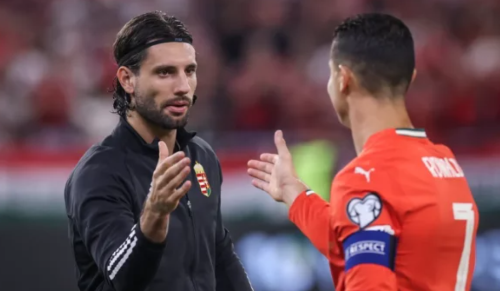 A ia dha fanellën e premtuar Ronaldo pas lojës? Përgjigjet Szoboszlai